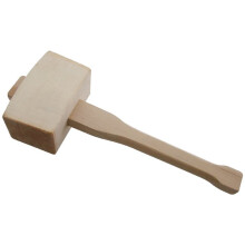 4.5" Wood Mallet With Angled Striking Faces - Wooden Amtech Hand Beech Pin - mallet wooden amtech hand beech pin hammer 45 tool diy