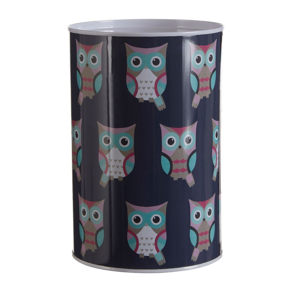 Happy Owls Large Money Tin