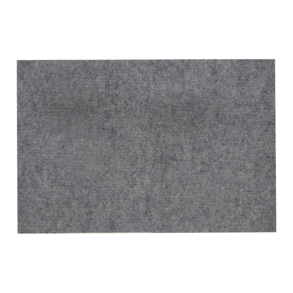 Premier Housewares Pvc Backed Coir Doormat, Light/Grey
