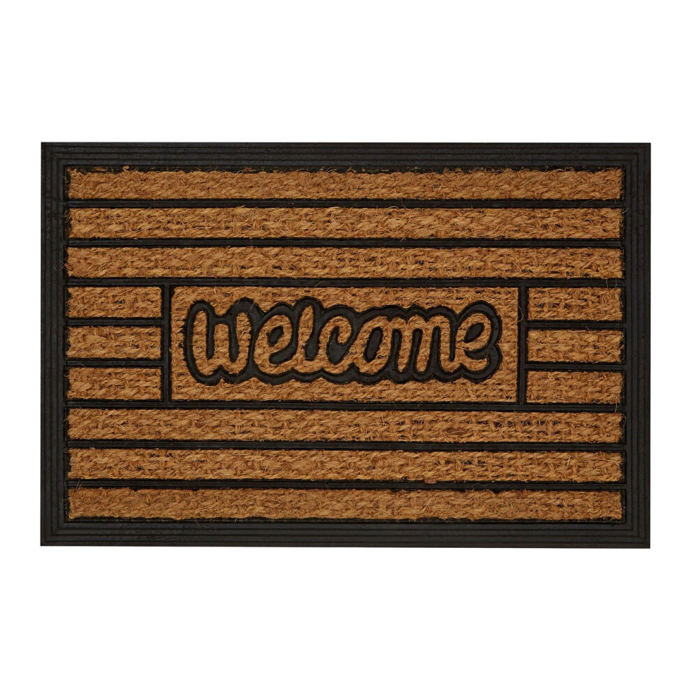 Premier Housewares "Welcome" Doormat, Brown