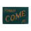 Premier Housewares Please Come In Doormat, PVC Backed Coir, Green 1