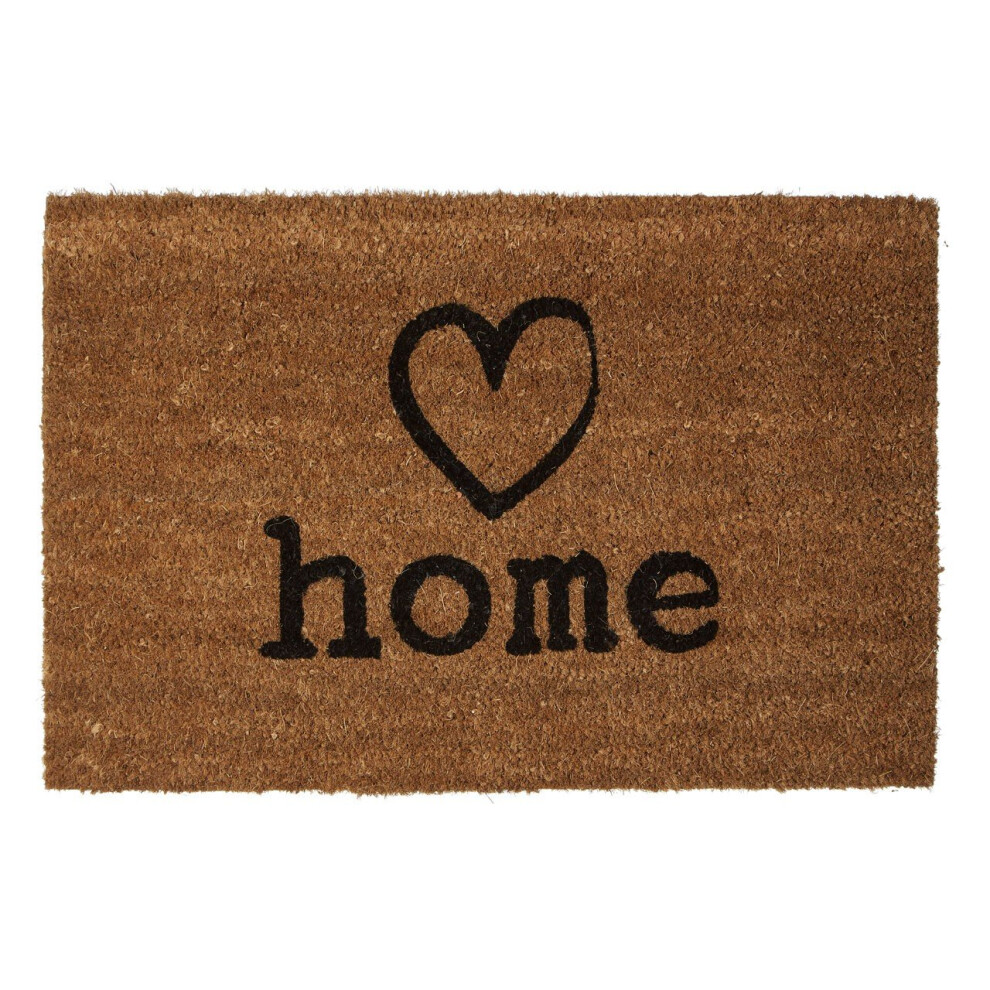 Premier Housewares Charm Doormat, Pvc Backed Coir, Natural