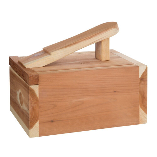 Premier Housewares Shoe Shine Box, Cedar Wood