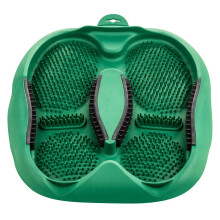 PF-1901074 Footwear Cleaning Mat - Green, Bar Scraper & Robust Bristles, Hard-Wearing, 40 cm Long, Everyday Use