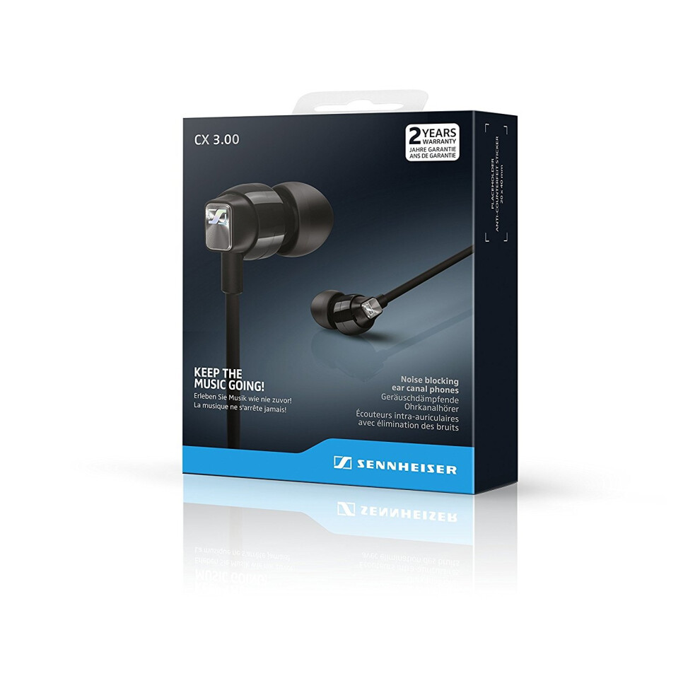 Sennheiser CX 3.00 Ear-Canal Headphones - Black