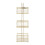 Premier Housewares 3-Tier Storage Caddy, Iron Wire, Gold 1