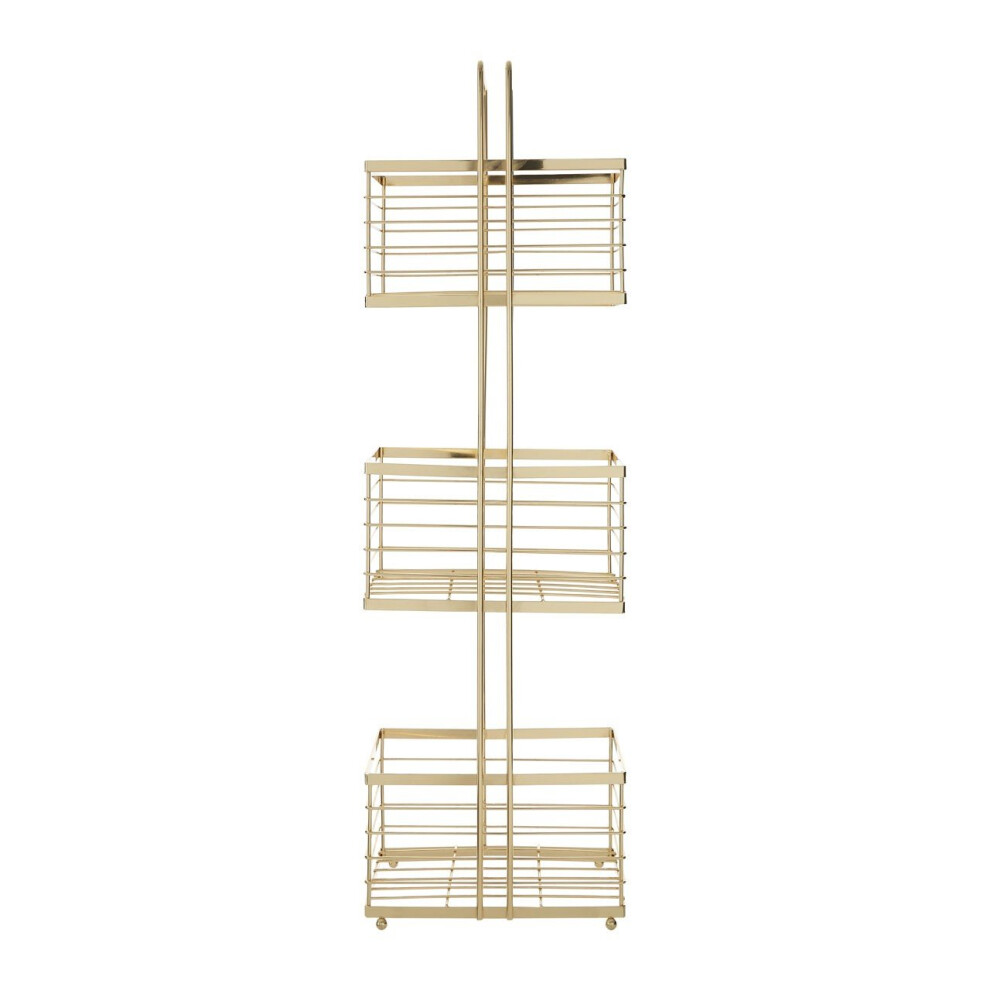 3-Tier Storage Caddy, Iron Wire, Gold
