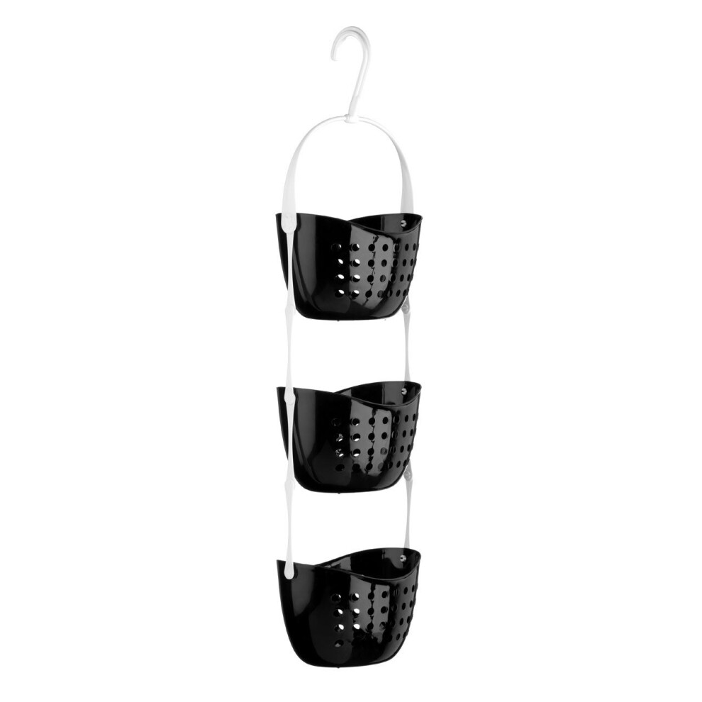 3-Tier Shower Caddy - Black