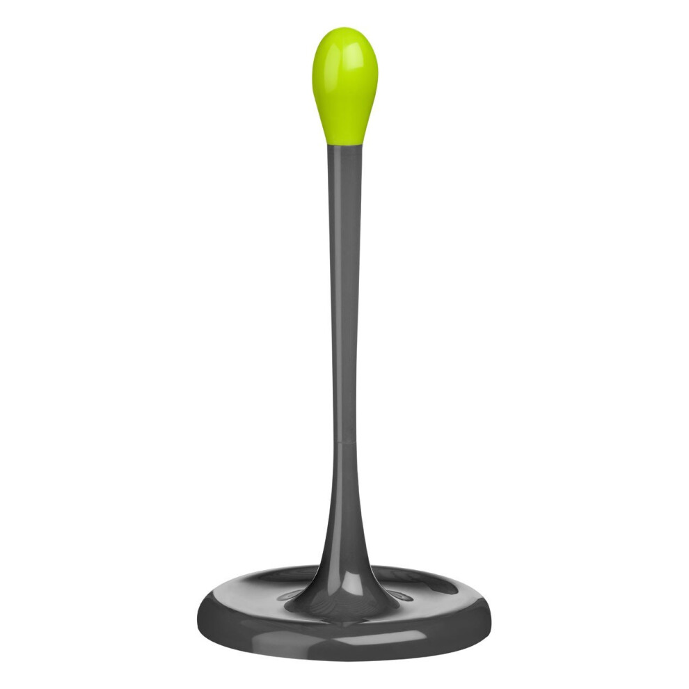Kitchen Roll Holder - Grey/Lime Green