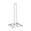 Premier Housewares Cutlery Design Kitchen Roll Holder - Chrome 1
