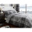 (Double, Grey) Denim Check Duvet Cover Bedding Set 1