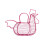 Premier Housewares Cockerel Egg Holder - Hot Pink 1