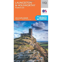 OS Explorer Map (112) Launceston and Holsworthy