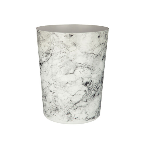 Premier Housewares Rome Waste Bin, Marble Effect