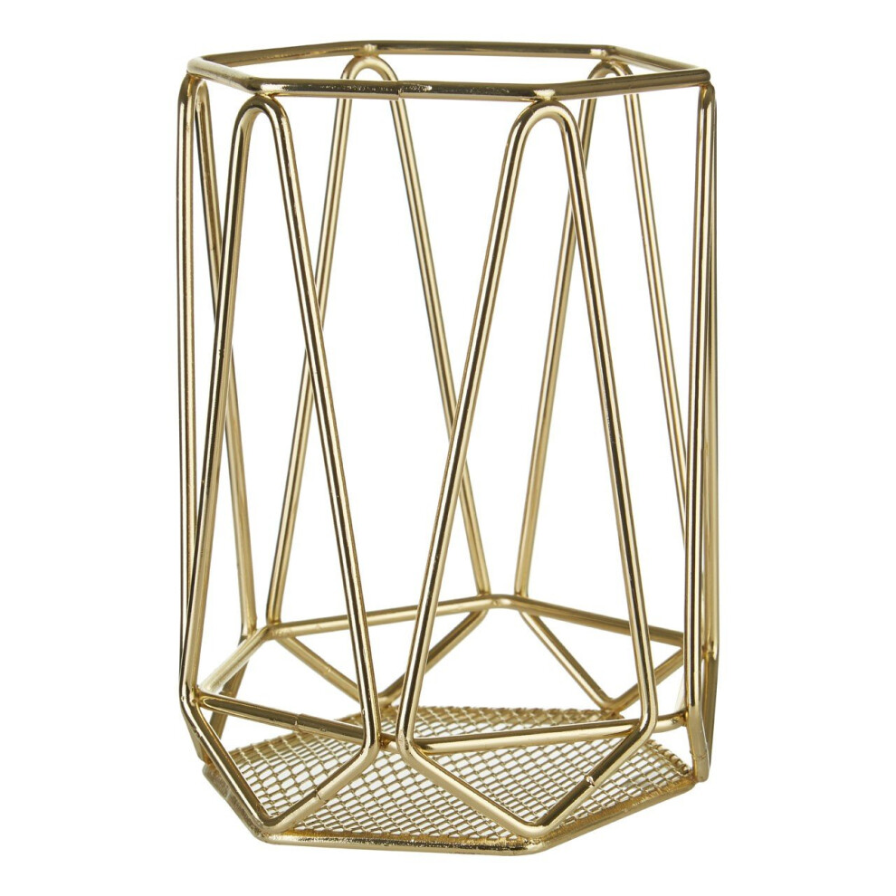 Vertex Utensil Holder - Gold Plated