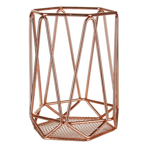 Premier Housewares Vertex Utensil Holder - Copper Plated
