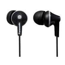Panasonic RP-HJE125-K Ergo Fit In-Ear Headphone Earphones