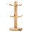 Premier Housewares Rubberwood Mug Tree, 6 Cups - Natural 1