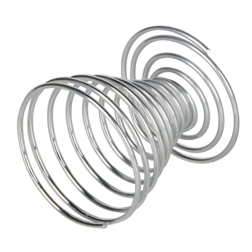 TRIXES 6 x Stainless Steel Wire Spiral Spring Egg Cups 1