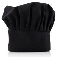 TRIXES Chef Hat Black