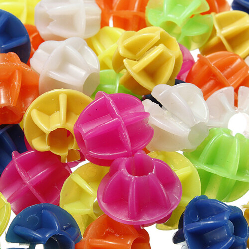 TRIXES Bicycle Spoke Beads Multicolour Approx. 72 Pack 1