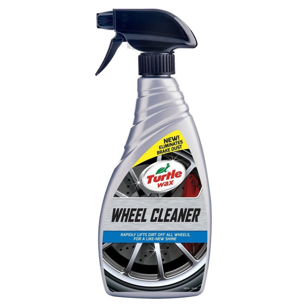 Turtle Wax Wheel Cleaner 52819 - Restores Instant Rim Shine, Removes Brake Dust, Dirt & Tar, Safe on Plastic Rims, 500ml