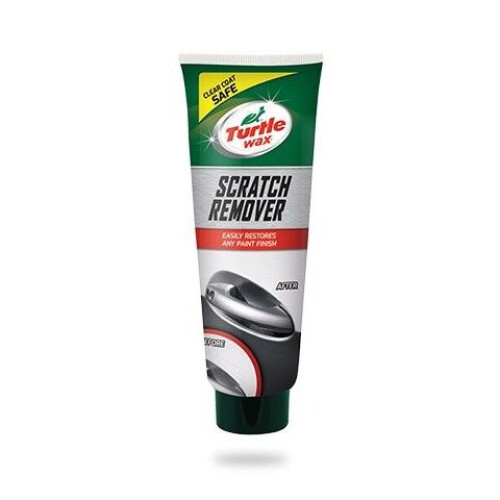 Turtle Wax Scratch Remover 100ml - Restores Car Paint, Removes Minor Scratches & Swirls, Clear Coat Safe (Code: 52818)