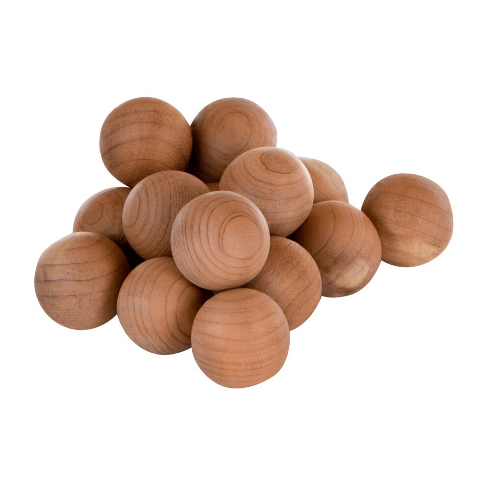 15Pc Cedar Balls, Natural