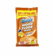 (Wood Floor- 24 Wipes) Household Cleaning Wipes Multipurpose Kitchen Bathroom Floor Window Wet Surface