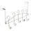 Premier Housewares 5 Hook Over Door Hanger, Multi-Colour 1
