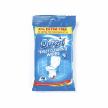 (Toilet Cleaning- 40 Wipes) Household Cleaning Wipes Multipurpose Kitchen Bathroom Floor Window Wet Surface