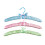 Premier Housewares Set of 3 Clothes Hangers, Multi-Coloured 1
