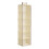 Premier Housewares 6-Section Hanging Garment Organiser - Cream 1