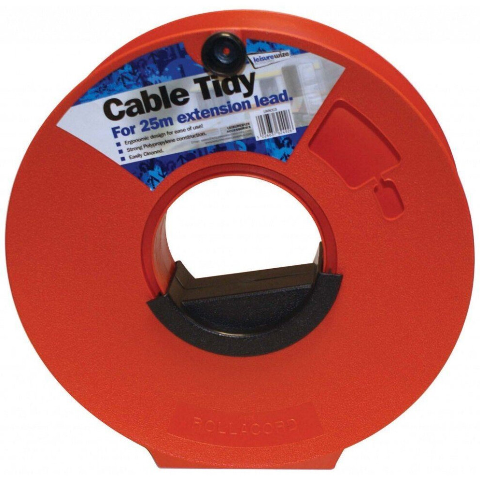 Streetwize Cable Tidy Reel for 25m Hook Up Lead - Camper Caravan Motorhome