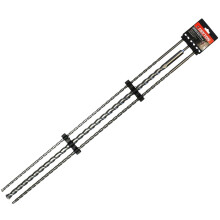 Dekton 1m SDS Plus Heavy-Duty Masonry Drill Bit Set (3pc, 12mm/16mm/24mm) DT80148 - Carbide-Tipped