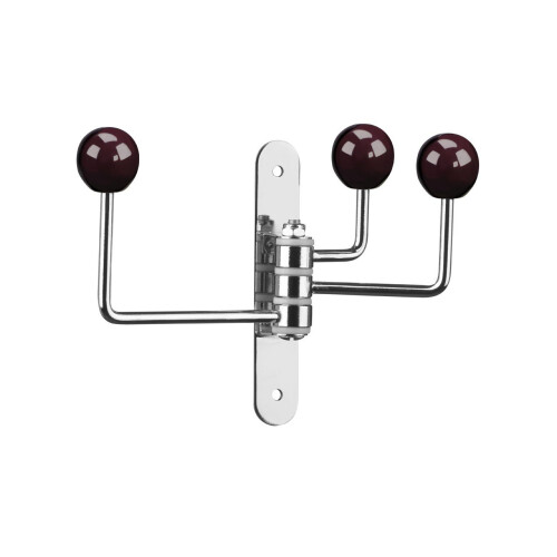 Premier Housewares 3 Hook Wall Hanger - Purple