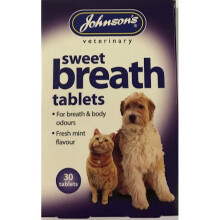 Johnson's Sweet Breath Tablets for Cats and Dogs (30 tablets)