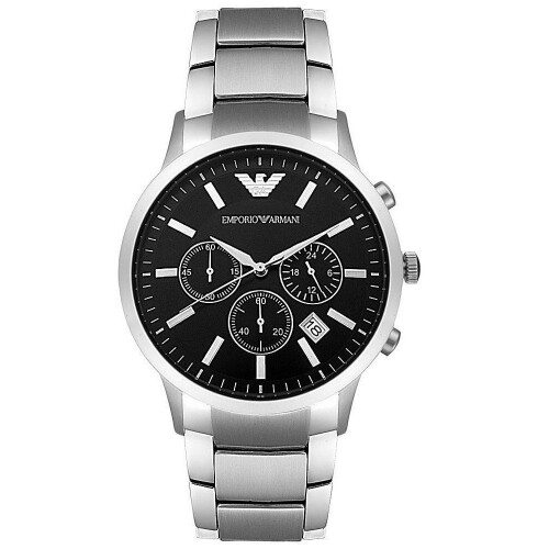EMPORIO ARMANI AR2434 STAINLESS STEEL MEN'S WATCH on OnBuy