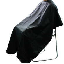 Black Hairdressers' Gown | Adjustable Salon Cape