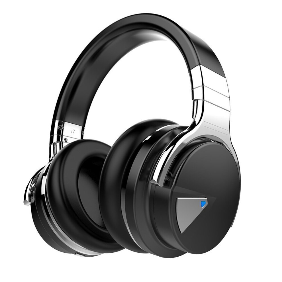 Cowin E7 Active Noise-Cancelling Bluetooth Headphones Clear