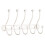 Premier Housewares Chic 10 Hook Hanger - Cream 1