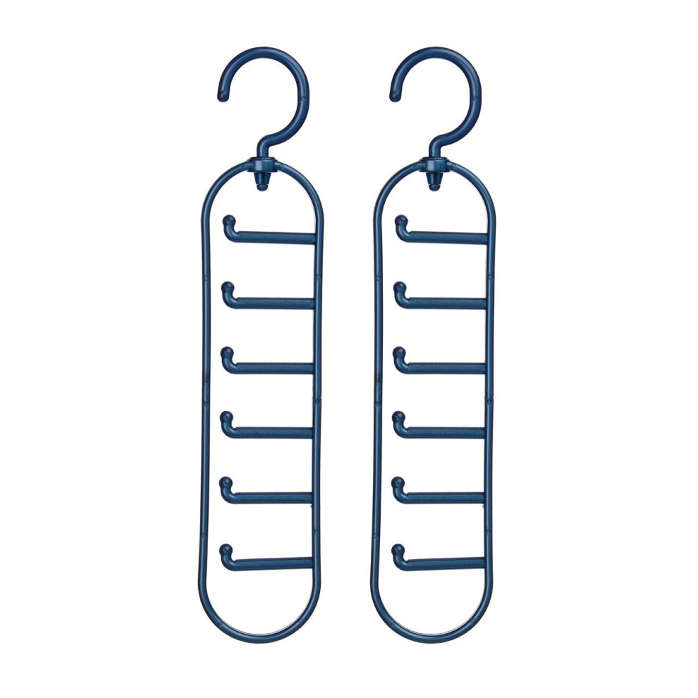 Tie Organiser - Indigo, Set of 2
