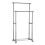 Premier Housewares Double Hanging Rail with Wheels - Chrome 1