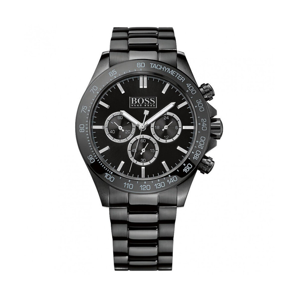 Hugo Boss 1512961 Men's Black Chronograph Stainless Steel 44mm Watch