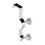 Premier Housewares Diamante Double Over Door Hook - Clear 1