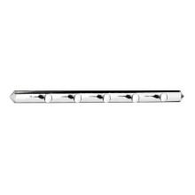 5 Hook Wall Hanger - Chrome