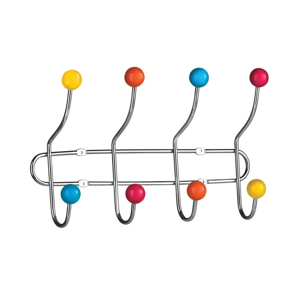 8 Hook Wall Hanger - Multi-Coloured