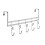 Premier Housewares 5 Hook Over Door Hanger, Chrome 1