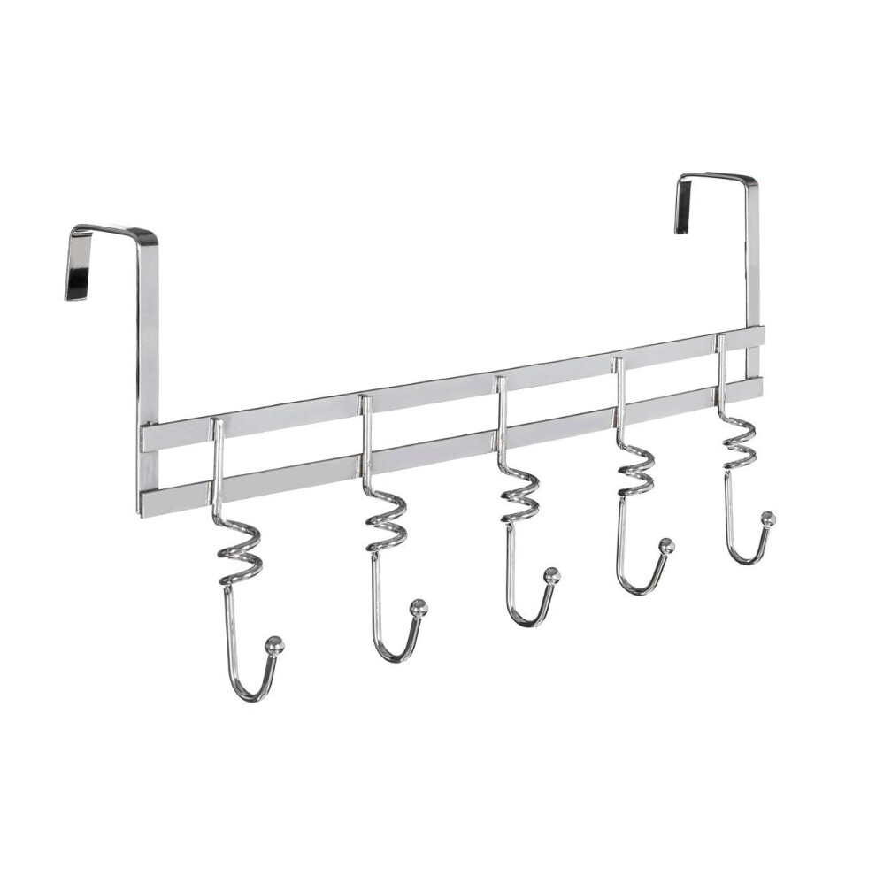 5 Hook Over Door Hanger, Chrome