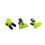 Premier Housewares Magnetic Clips, Set Of 3 , Lime Green 1